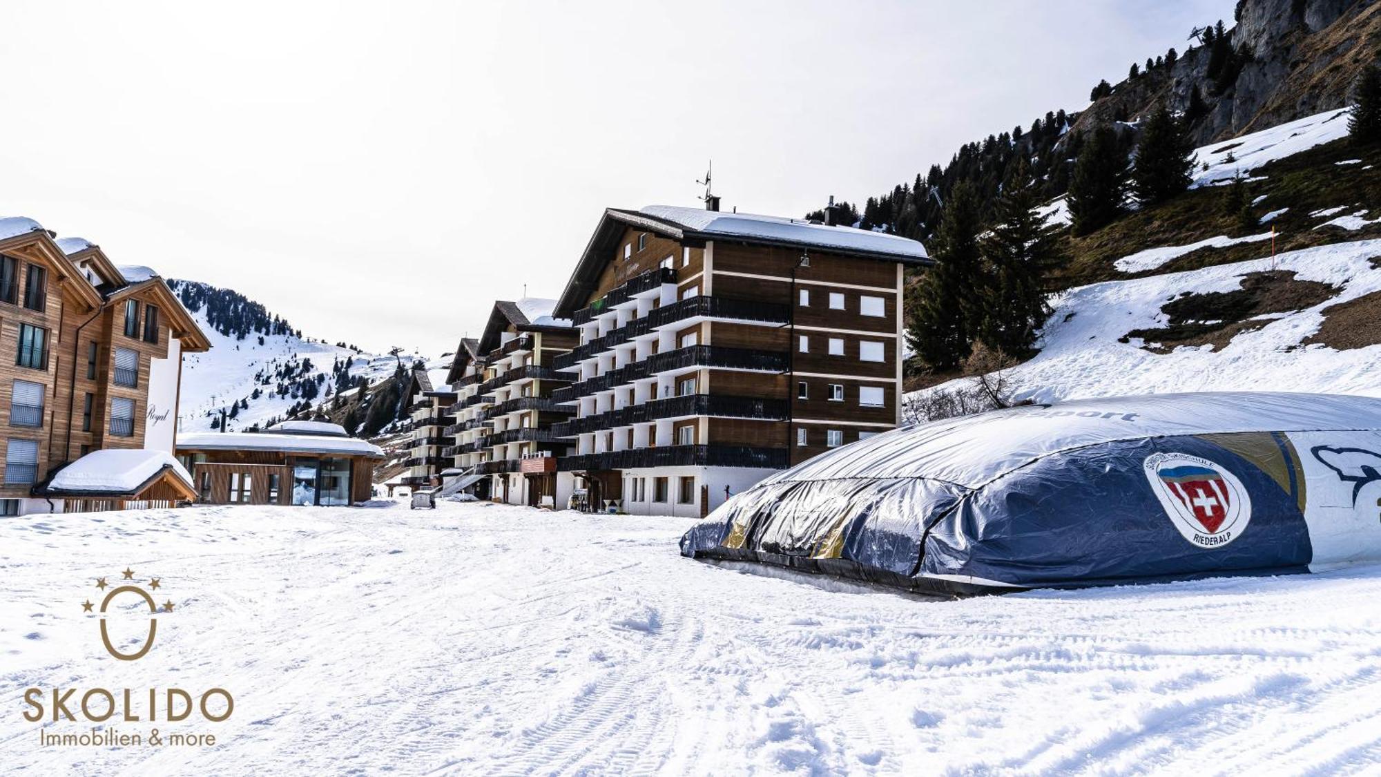 Haus Rhodania Mit Matterhornblick, Riederalp Mitte Buitenkant foto